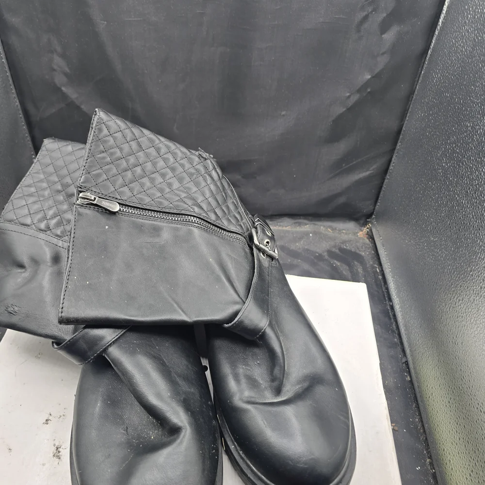 Torrid Black Textured‎ Sole Boots
